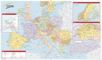 vlaková mapa Evropy Interrail